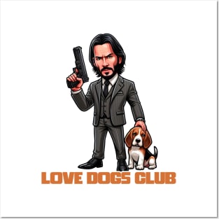 LOVE DOG (Gun) CLUB Posters and Art